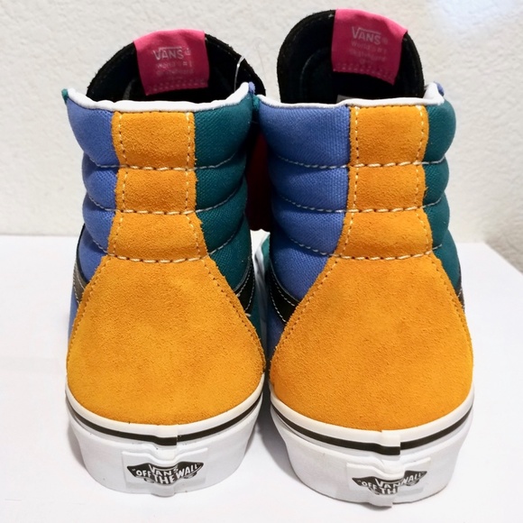 Vans Sk8-Hi Mix & Match Cadmium Tidepool Sneakers - Picture 3 of 7
